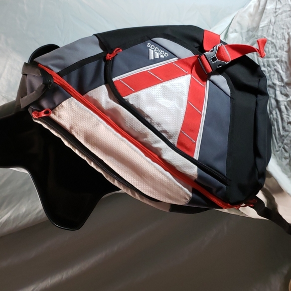 Adidas Load Spring Red and Black Shoulder Backpack